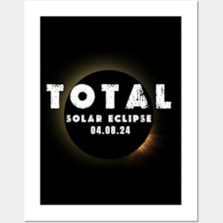 America Totality 4.08.24 Adult Kids Total Solar Eclipse 2024 Posters and Art